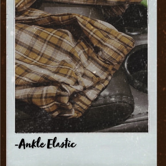 🐿️🥧SHEIN CHESTNUT BROWN PLAID PANTS!! 🥧🐿️ - Picture 3 of 3